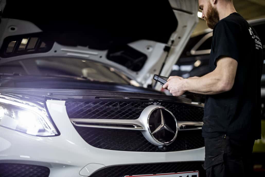 Vores autoværksted tilbyder aircon service