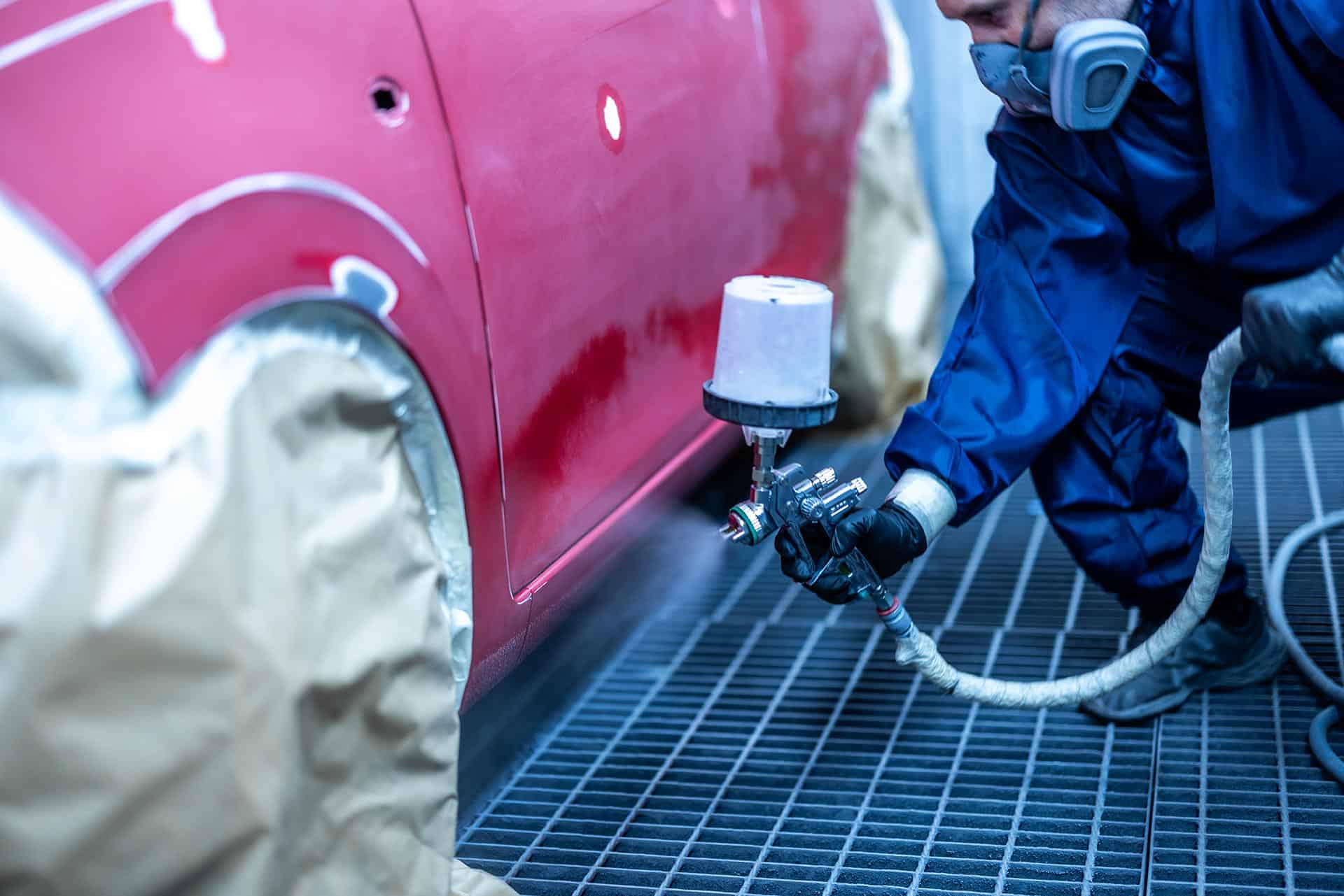 Autolakering af bil hos GM Autoteknik